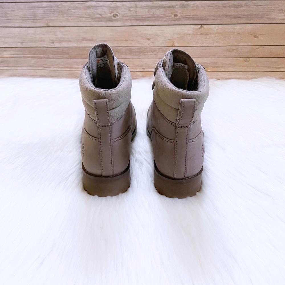 Timberland Women’s Ellendale Mid Hiker Taupe Boots - Picture 3 of 6